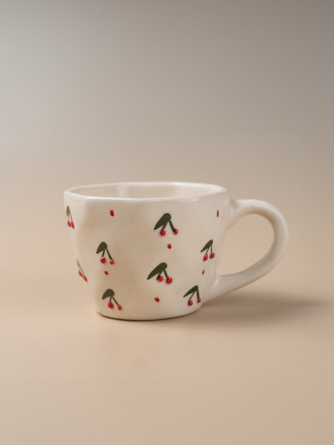 Ceramic Cherry Coffee Mug