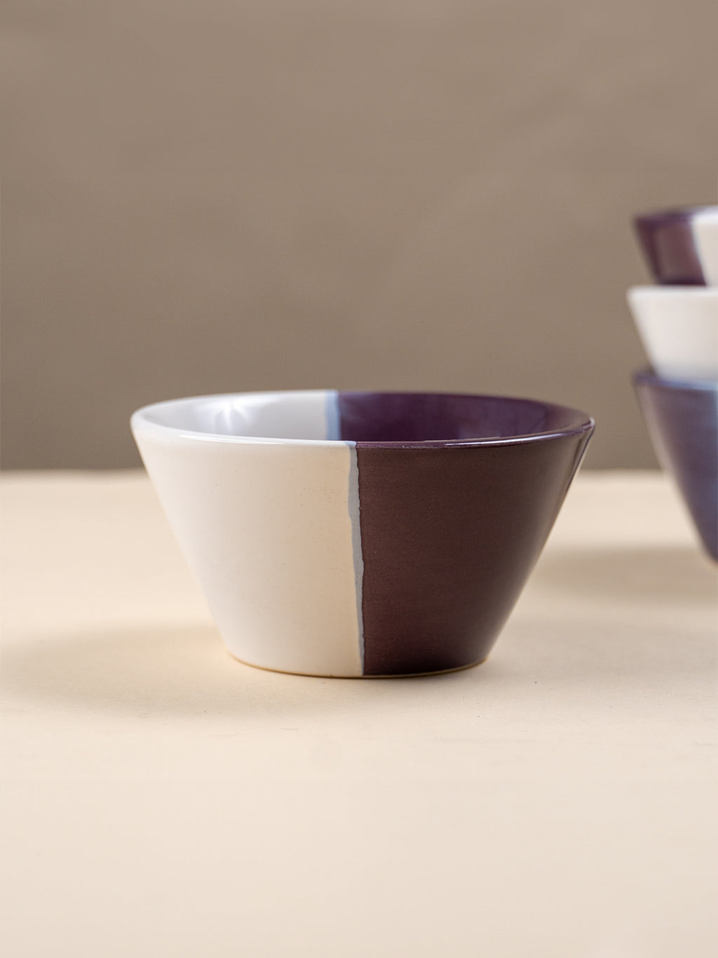 Modern Dual-Color Condiment Bowls