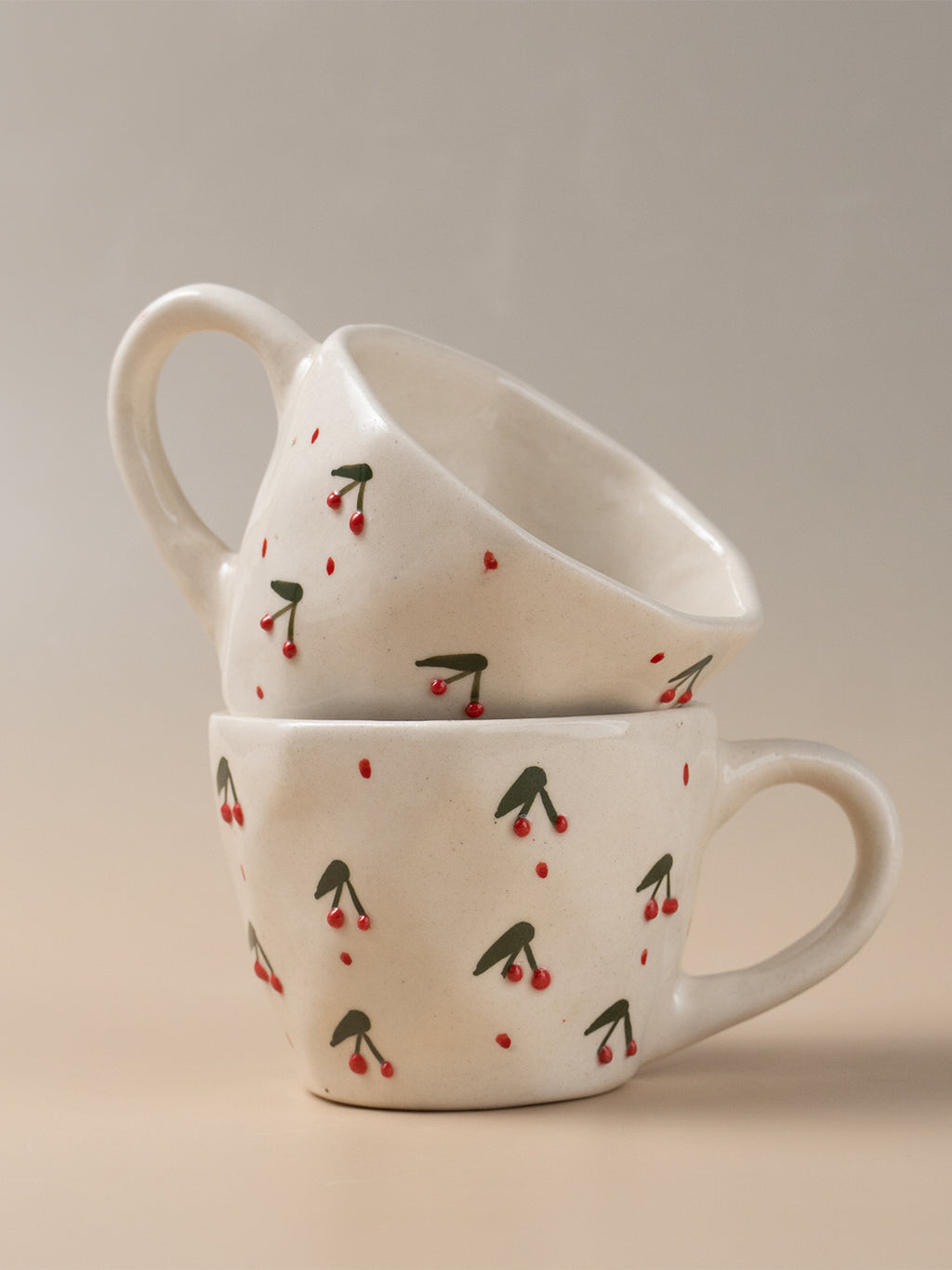 Ceramic Cherry Coffee Mug