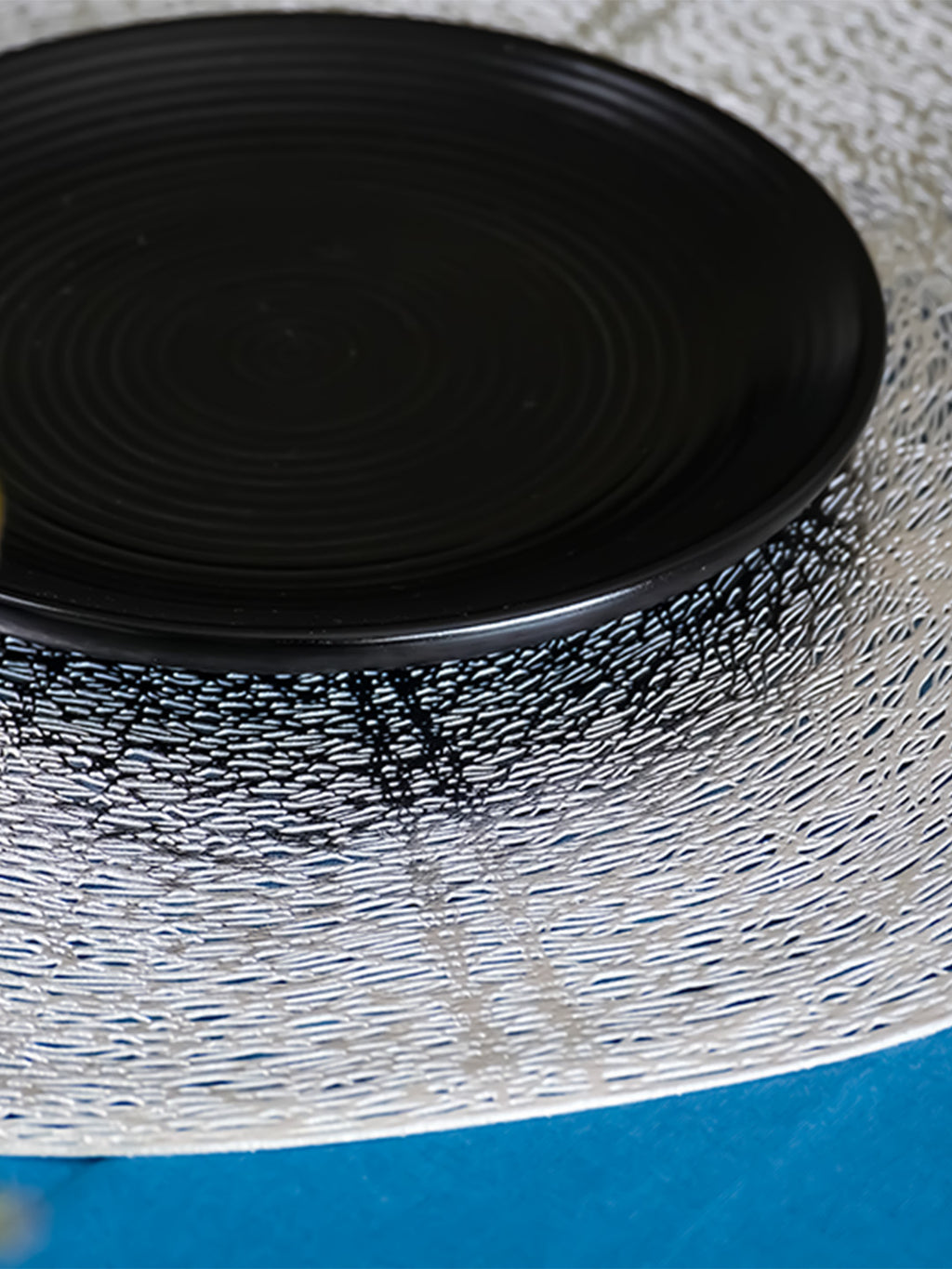 Silver Designer Table Mats | Set of 2,6