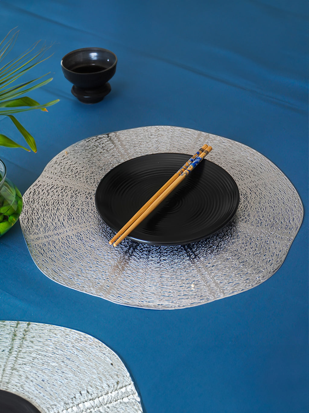 Silver Designer Table Mats | Set of 2,6