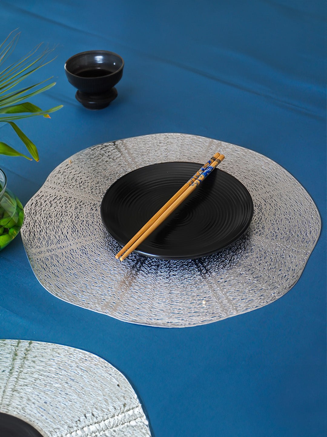 Silver Designer Table Mats | Set of 2,6