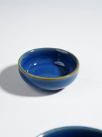 Modern Blue & White Ceramic Dinner Set of 25