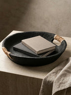 Handcrafted Paper Mache Decorative Tray