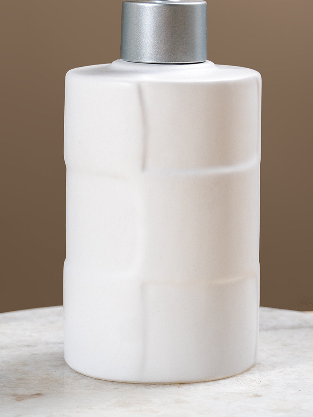 Minimalist White Ceramic Soap Dispenser Secondary image