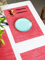 Red Foldable Mat | Set of 2,4,6