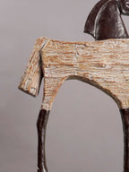 Rustic Horsewood Showpiece