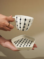 Dot Link Cup and Saucer