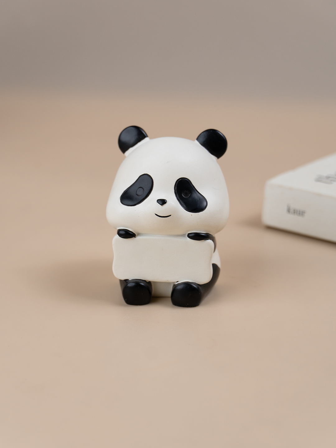 Black & White Playful Panda Figurine Set of 5