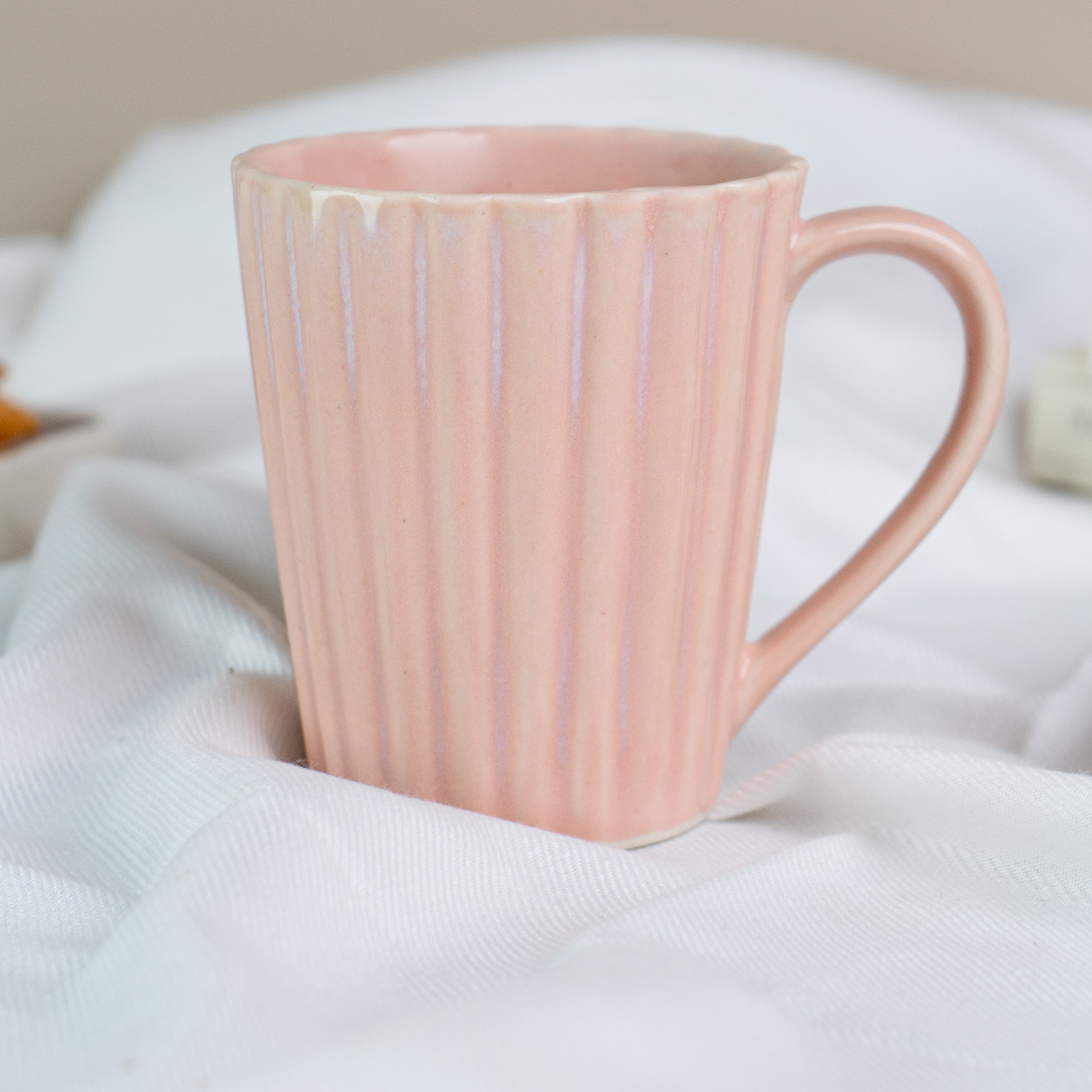 Chai pe Charcha Pink Stoneware Mug