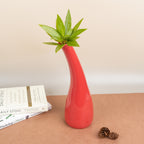 Greek Horn Ceramic Vase