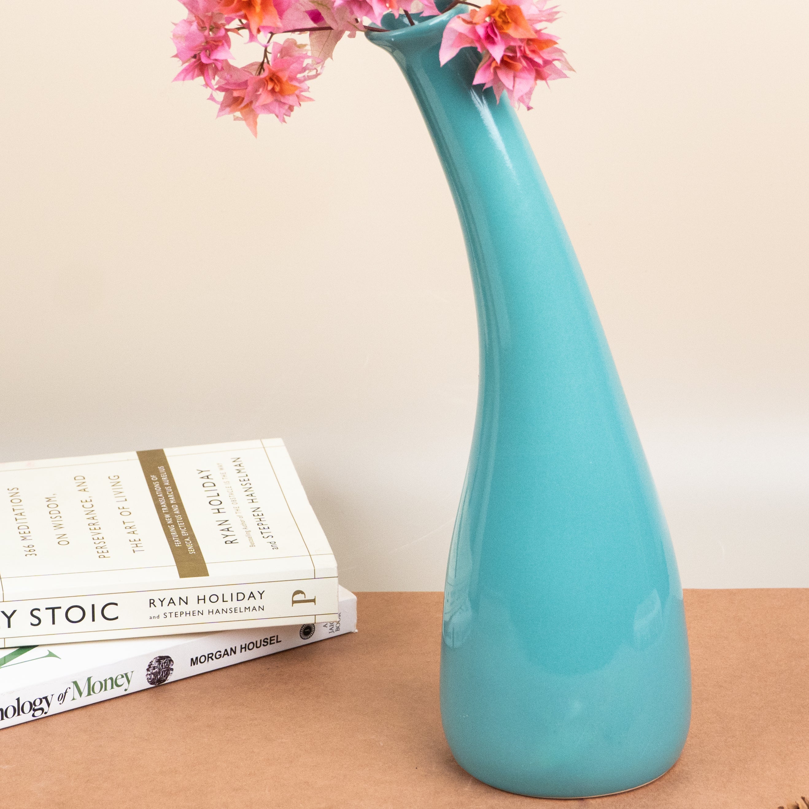 Greek Horn Ceramic Vase Secondary image