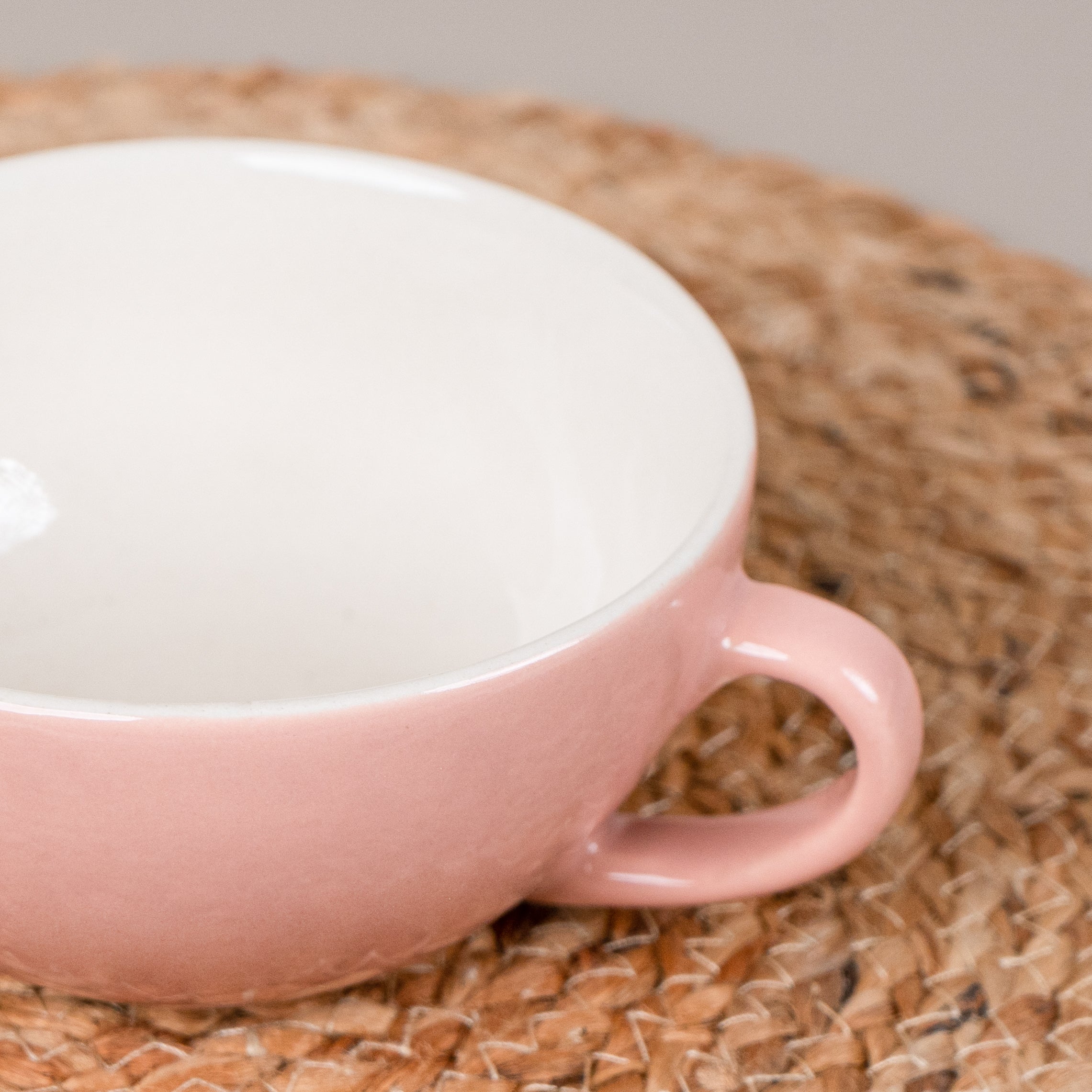 Pink Ceramic Latte Mug