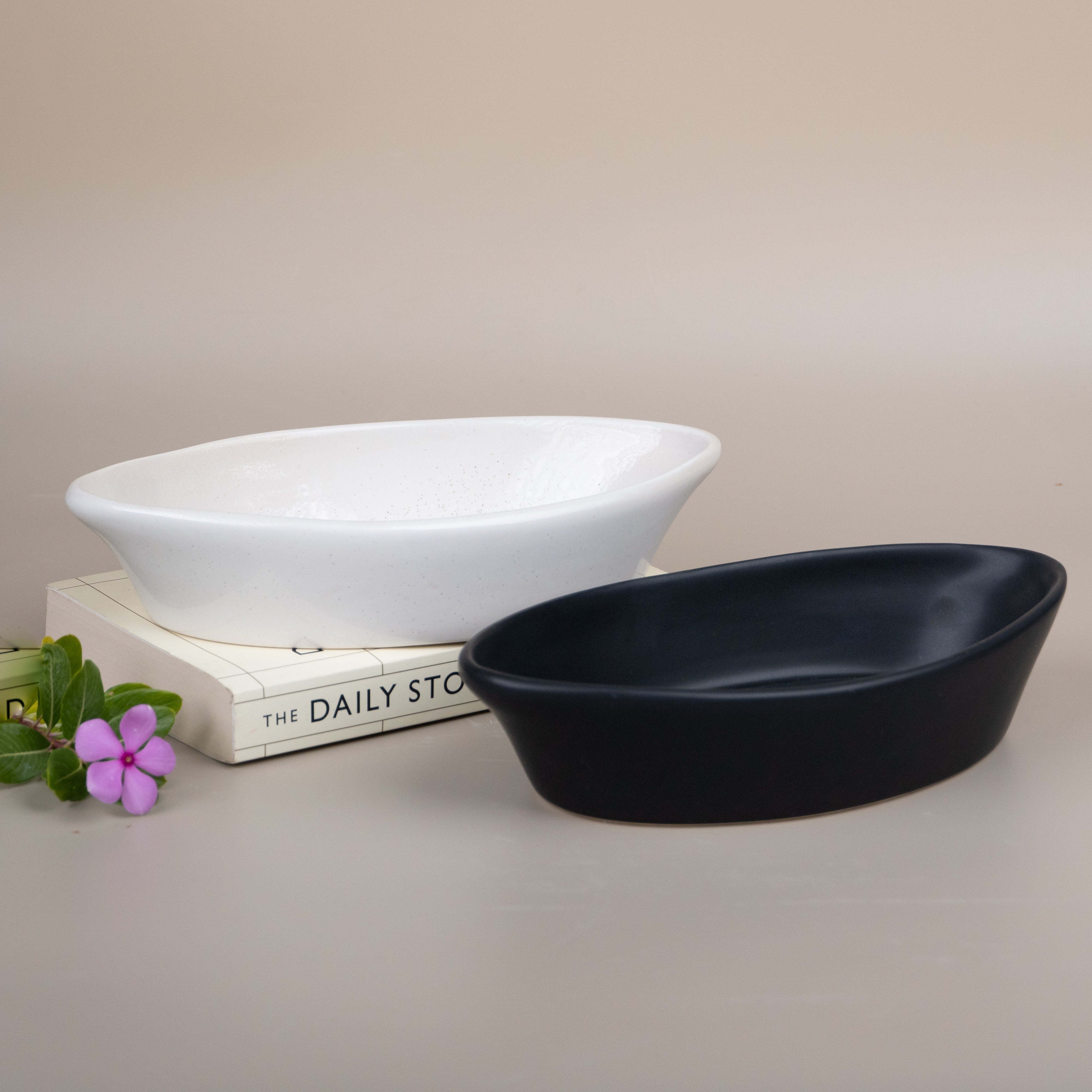 Bake Me Pasta Oval Dish | Black Secondary image
