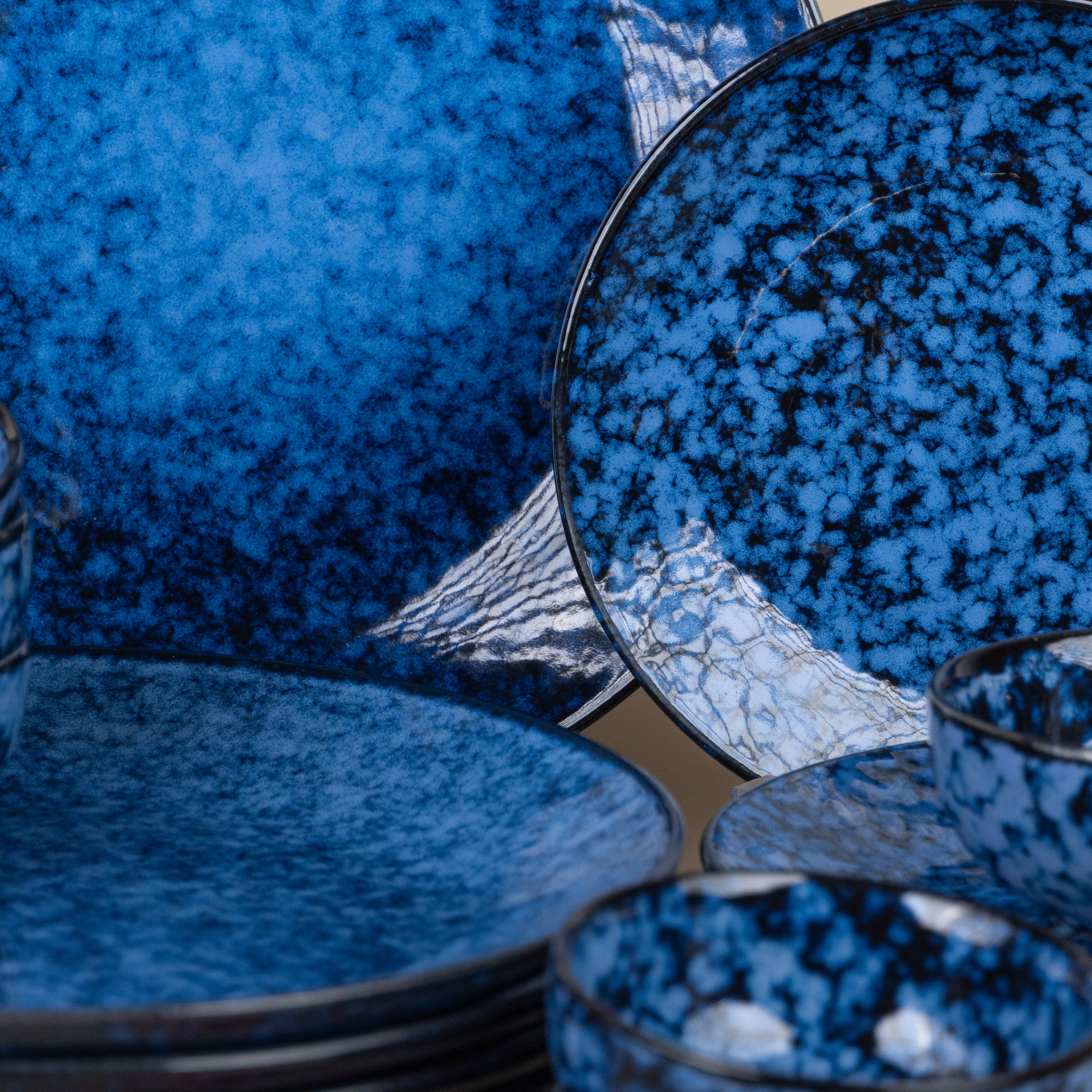 Blue Galaxy Dinner Set of 18 for 6