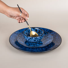 Blue Galaxy Dinner Set of 18 for 6