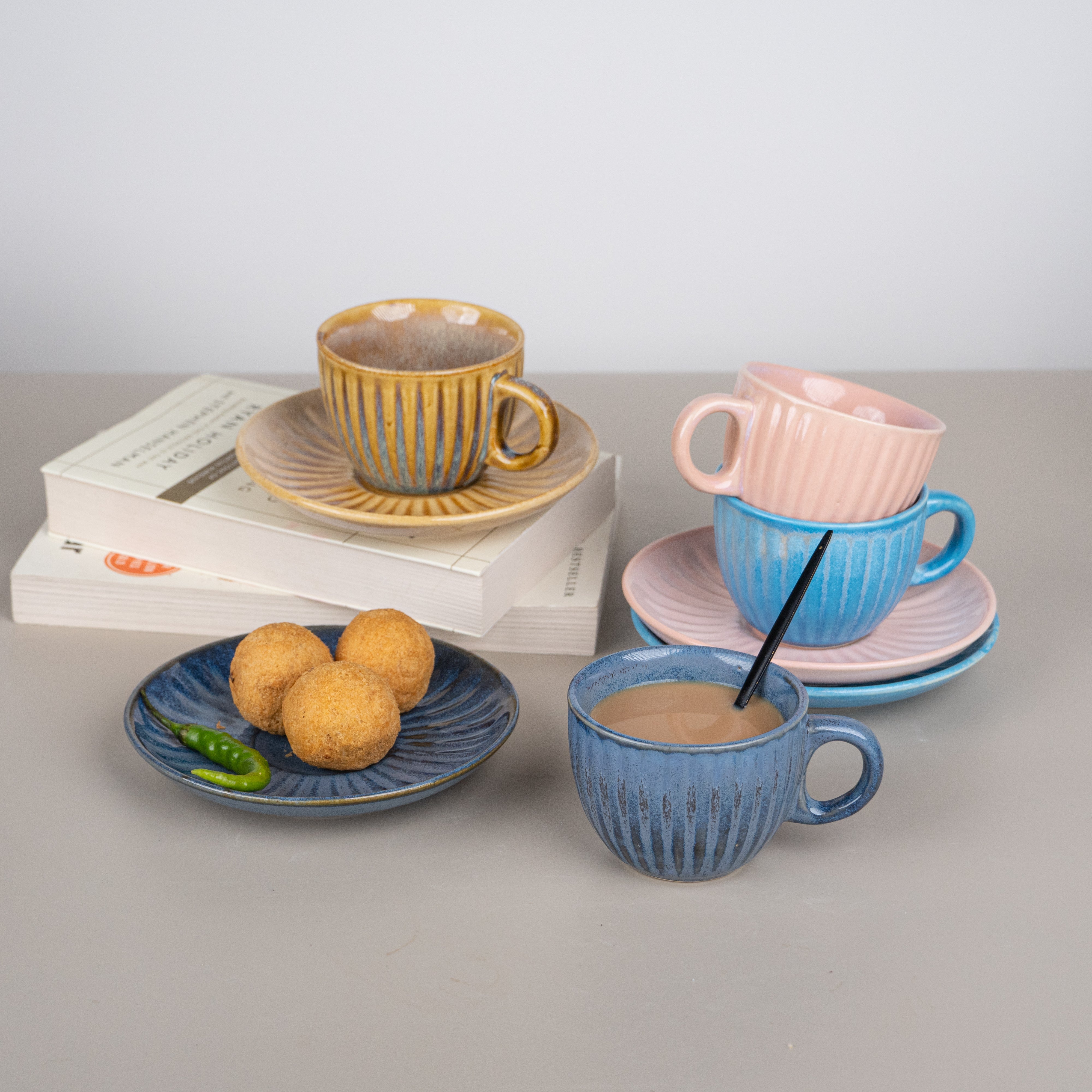 Denim on Denim Cup and Saucer | Blue