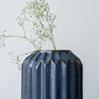 Midnight Accent Ceramic Flower Vase