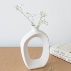 White Ceramic Decorative Vase