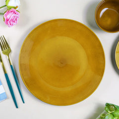Golden Dinner Set with Green Exterior (Set of 23)