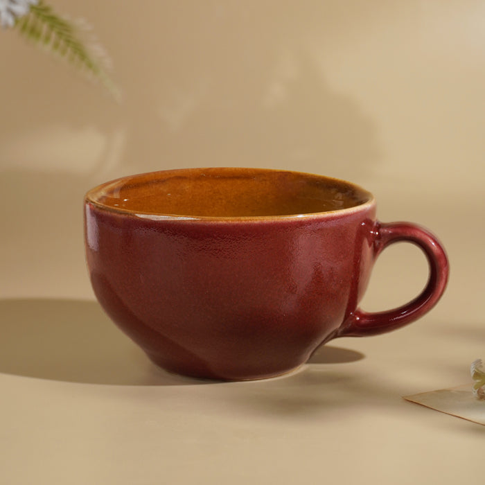 Autumn Leaves Ceramic Latte Mug