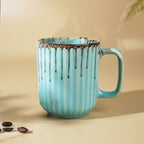 Brown Sugar Glaze Blue Ceramic Mug
