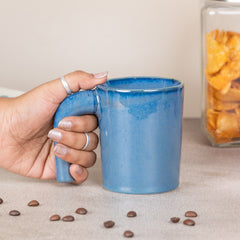 Jug-ling Through Life Blue Mug