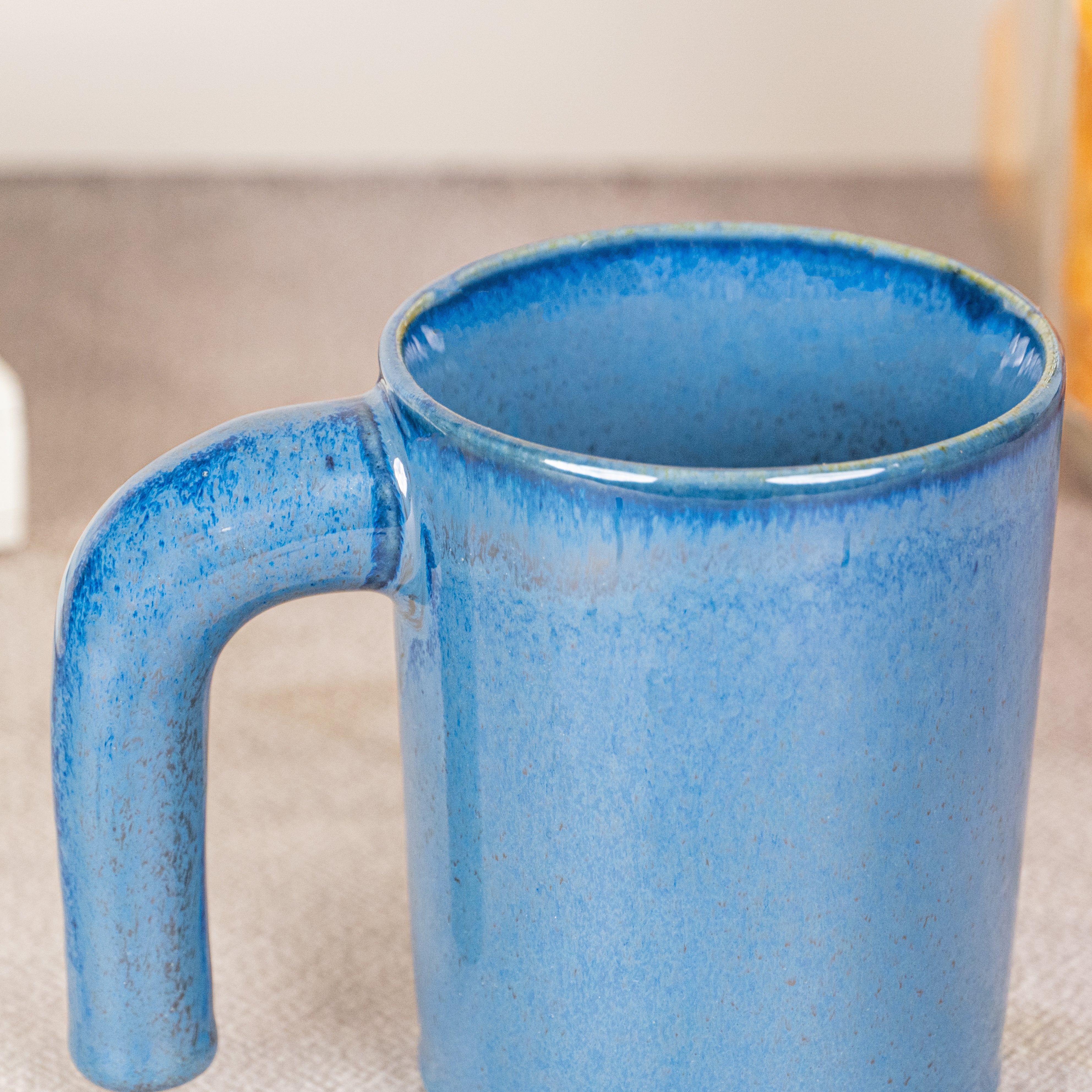 Jug-ling Through Life Blue Mug