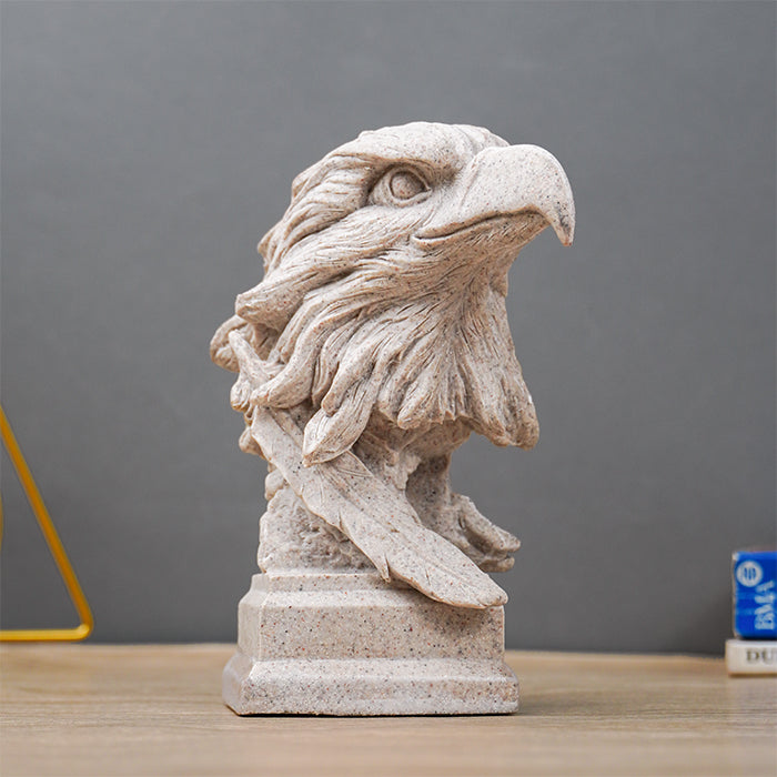 Majestic Eagle Head Sculpture
