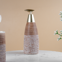 Rustic Ceramic Bathroom Accessory Set