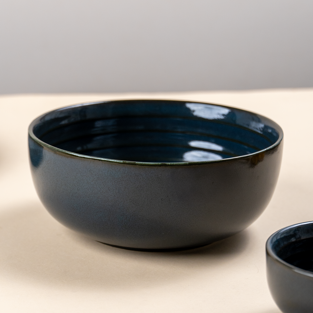 Deep Indigo Ceramic Dinner Set of 20