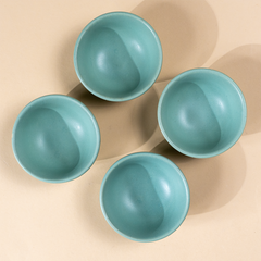 Minimalist Light Aqua Condiment & Pinch Bowls