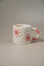 Smiley Daisy Hand-Painted Textured Mug - Pink