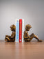 Bronze-Finish Boy & Girl Bookend Set