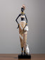 African Tribal Woman Figurine – Vase at Hip Sculpture