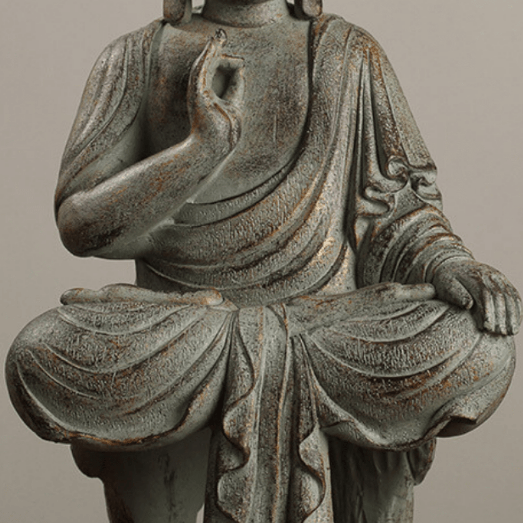 Abhaya Mudra Buddha Statue - The Golden Theory