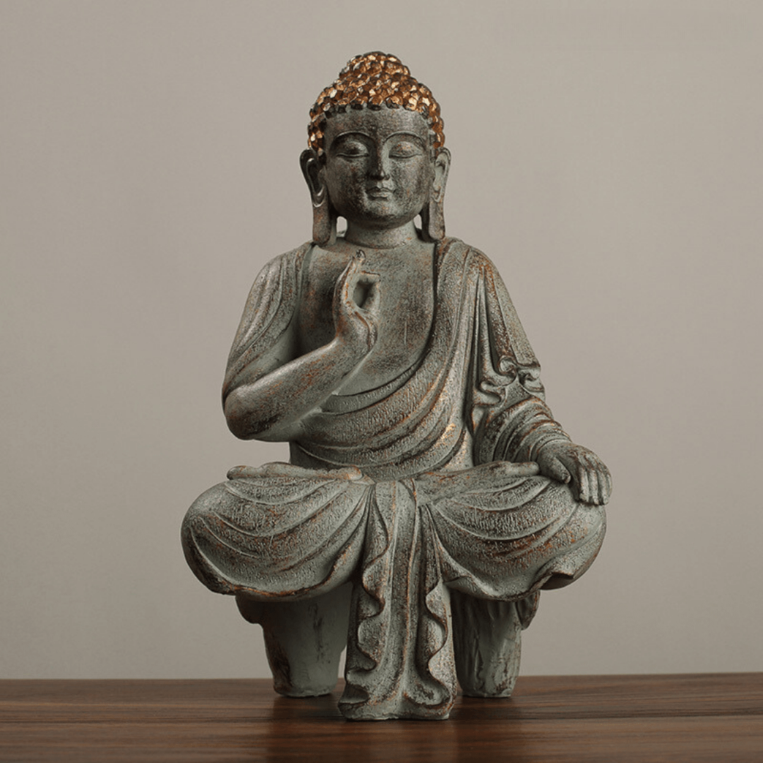 Abhaya Mudra Buddha Statue - The Golden Theory Main image