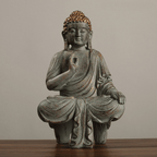 Abhaya Mudra Buddha Statue - The Golden Theory