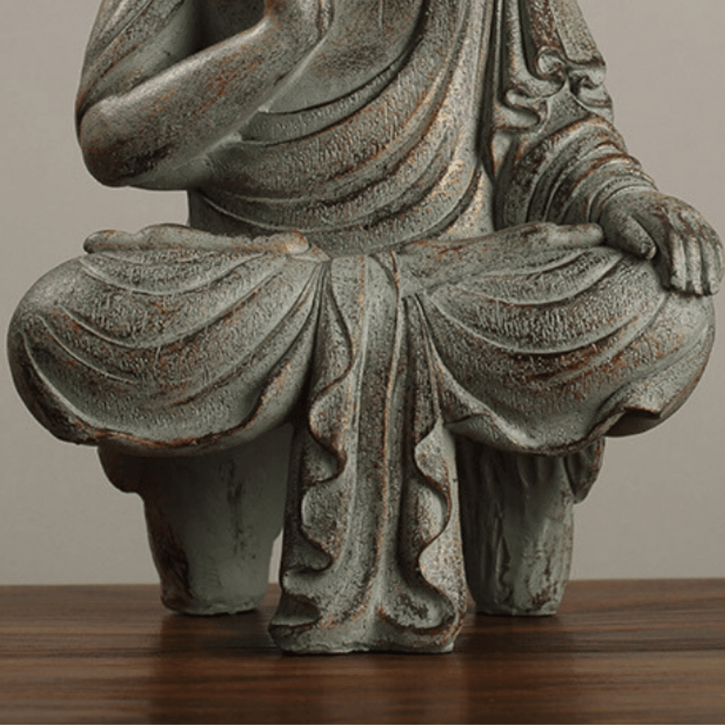 Abhaya Mudra Buddha Statue - The Golden Theory