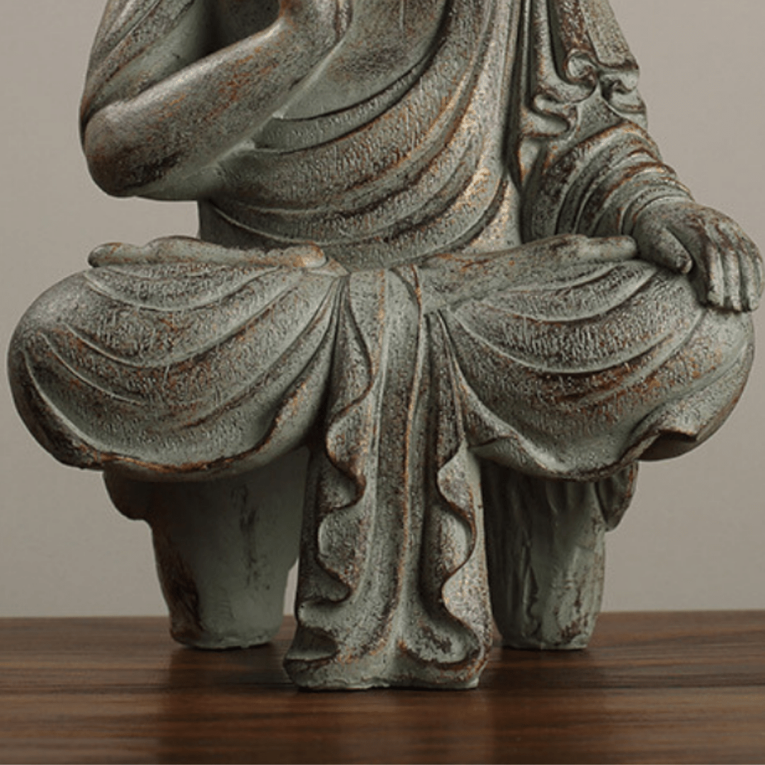 Abhaya Mudra Buddha Statue - The Golden Theory
