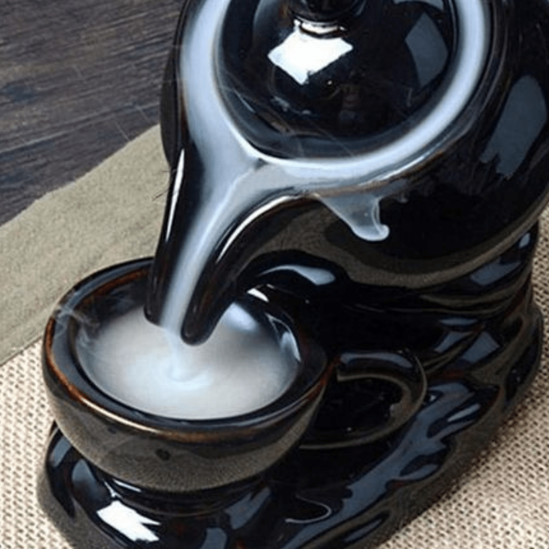 Aroma Ascent Ceramic Incense Holder - The Golden Theory