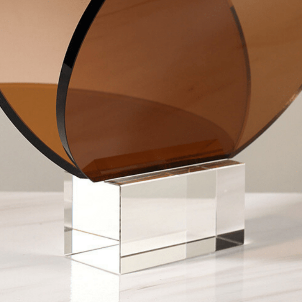 Artificial Crystal Glass Book holder - The Golden Theory