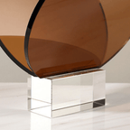 Artificial Crystal Glass Book holder - The Golden Theory