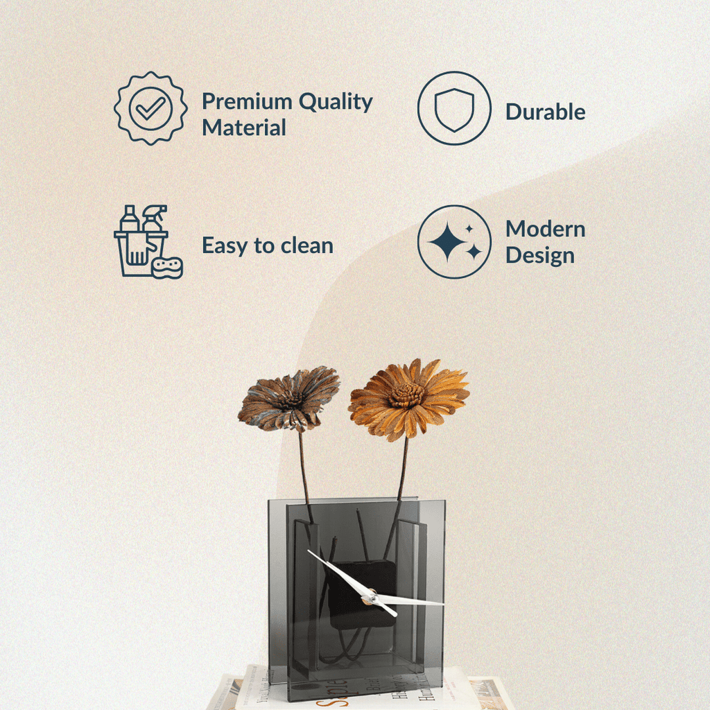 Artificial Crystal Grey Clock - The Golden Theory