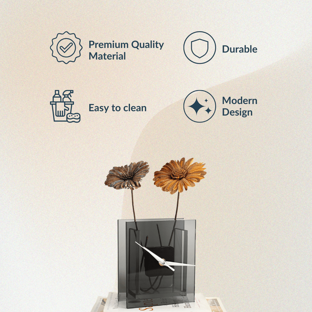 Artificial Crystal Grey Clock - The Golden Theory
