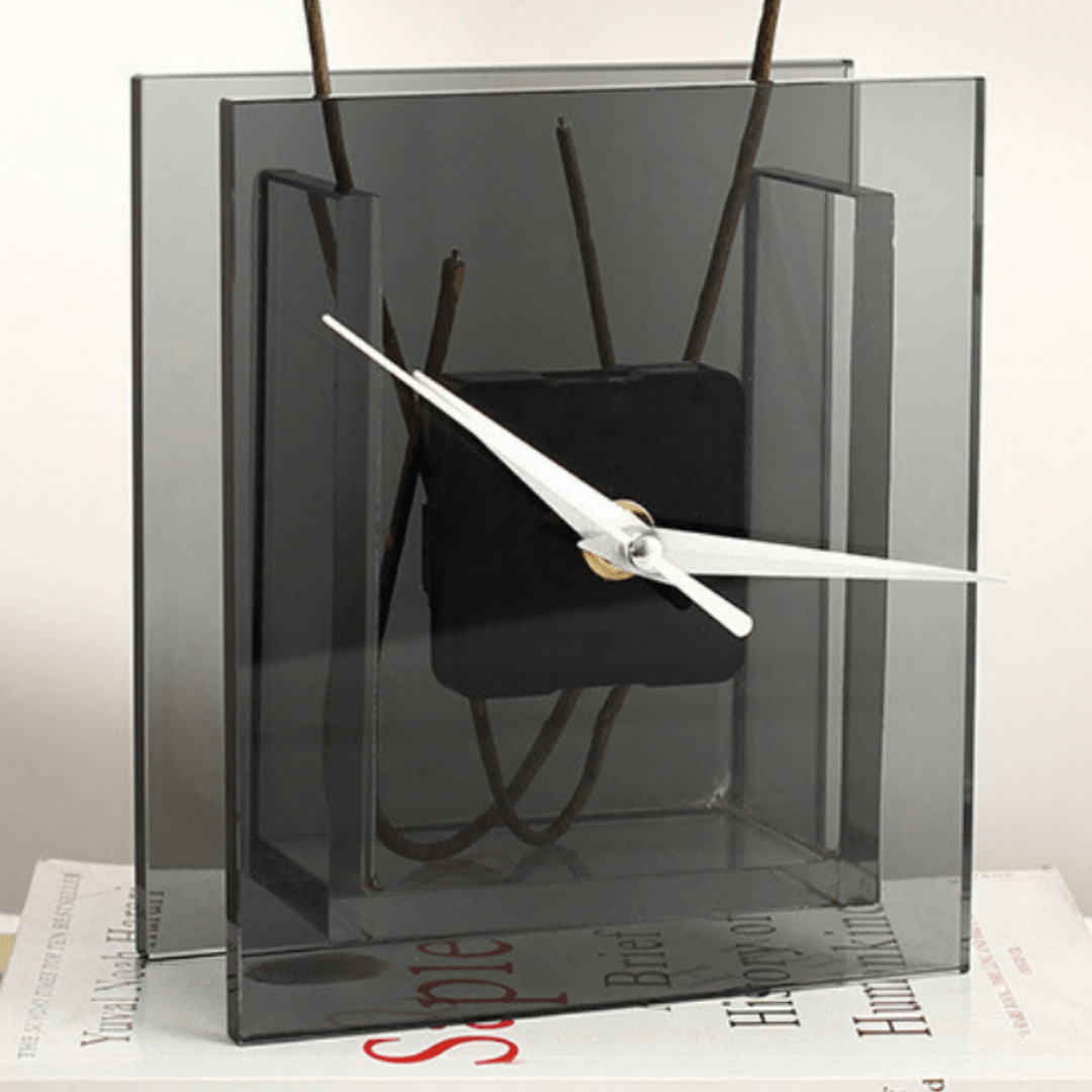 Artificial Crystal Grey Clock Secondary image