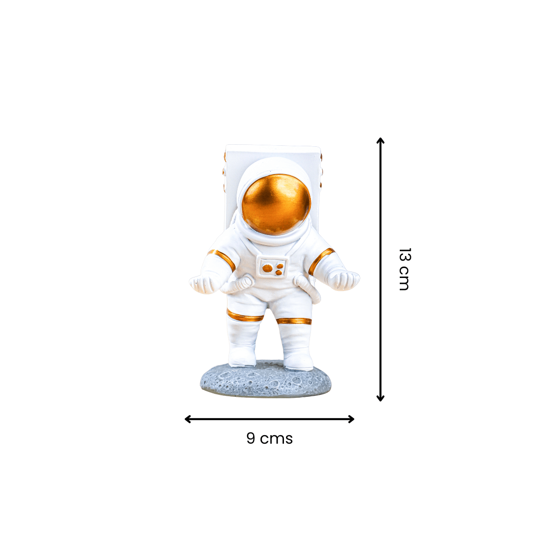 Astronaut Phone Holder with Space-Themed Design - The Golden Theory