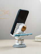 Astronaut Phone Holder with Space-Themed Design - The Golden Theory
