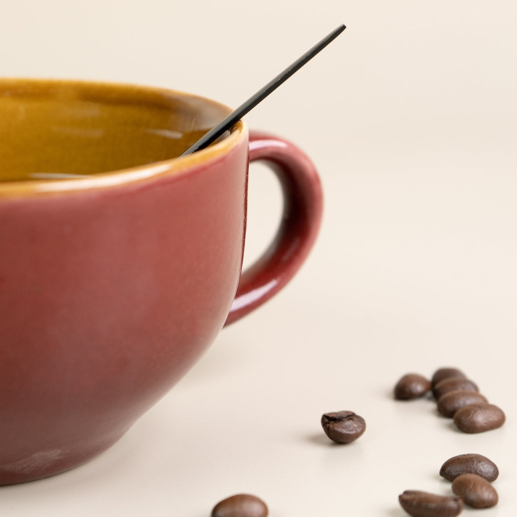 Autumn Leaves Ceramic Latte Mug - The Golden Theory
