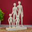 Beige Abstract Family Sculpture - Minimalist Art for Modern Decor - The Golden Theory
